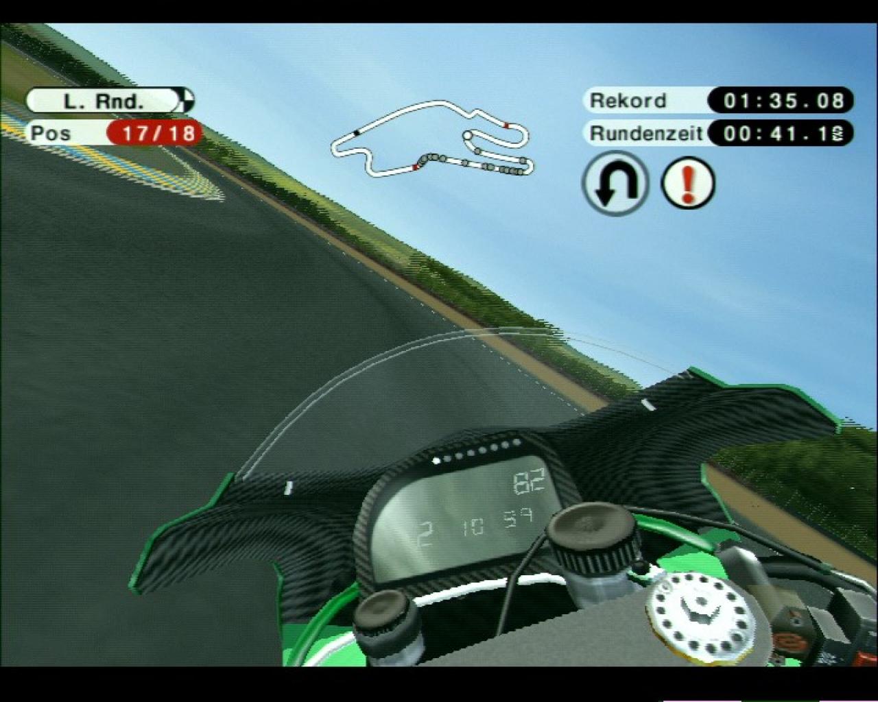 [20/04/2009] MOTOGP: SEEKRANK? Die Cockpit-Perspektive auf zwei Rädern war schon immer gewöhnungsbedürftig, sieht aber gut aus.