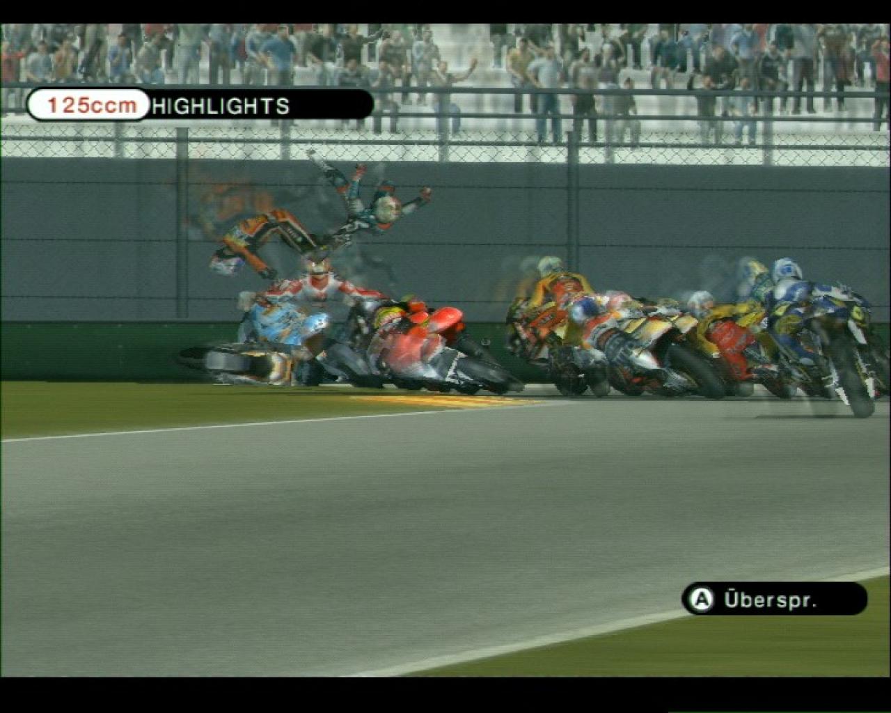 [20/04/2009] MOTOGP: HOPPLA! Das passiert, wenn man die Mitfahrer als Bremspolster benutzt.