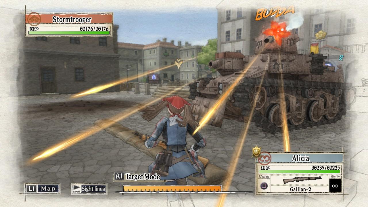 [09/04/2009] (2008) Strategie meets Rollenspiel: Valkyria Chronicles (PS3) vereint wesentliche Elemente beider Genres. Sie befehligen ein Team aus unterschiedlichen Charakteren in die Schlacht. Auseinandersetzungen werden nach dem bekannten Stein-Schere-Papier-Prinzip entschieden. Siege erhöhen die Erfahrung und damit die Fähigkeiten der Gruppe. 