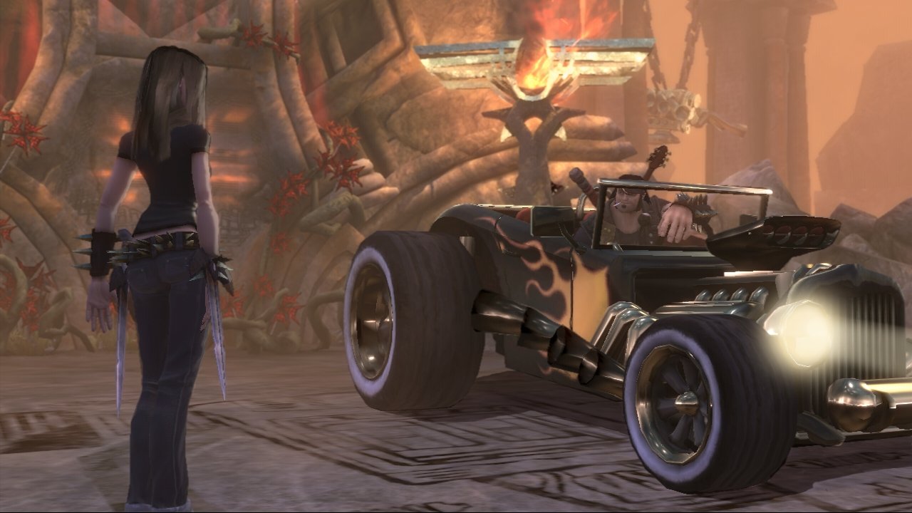 [12/05/2009] Die hübsche Metal-Maus Ophelia zögert nur kurz, bevor sie in den Hot Rod einsteigt.