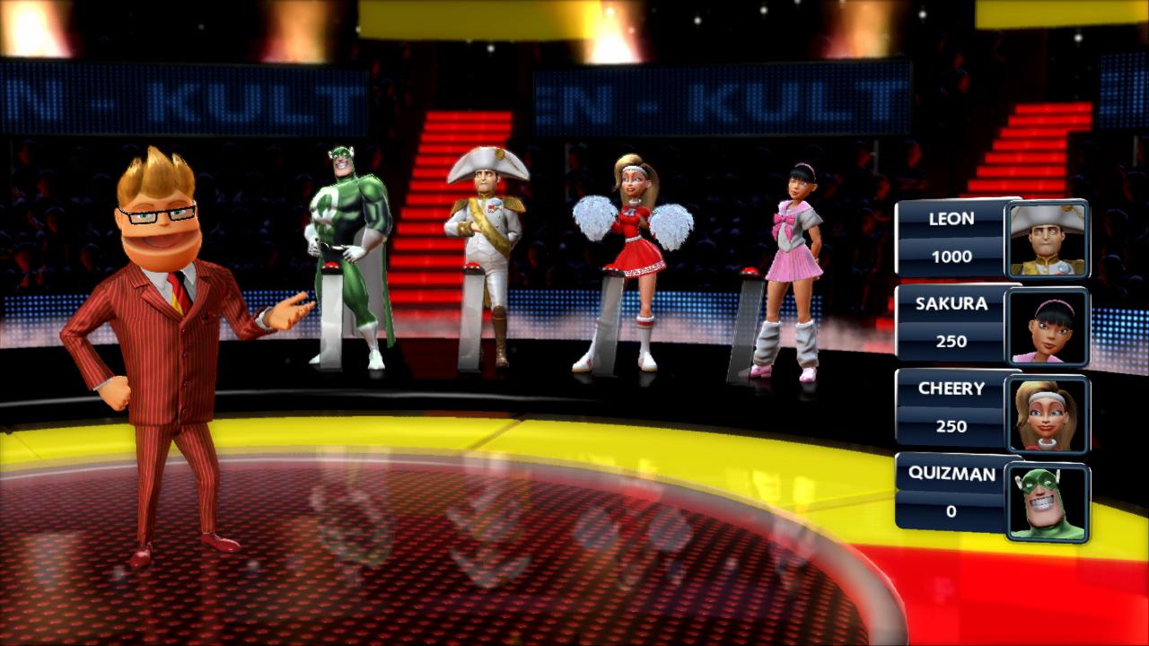 [06/05/2009] Buzz - Die geniale Quizshow um den charmanten Moderator eignet sich bestens als Unterhaltung für frühe Abendstunden. Auch Buzz lässt sich zusammen mit drei weiteren Freunden zocken. Ihr seid mehr? Kein Problem: Bildet Pärchen und ratet um die Wette!