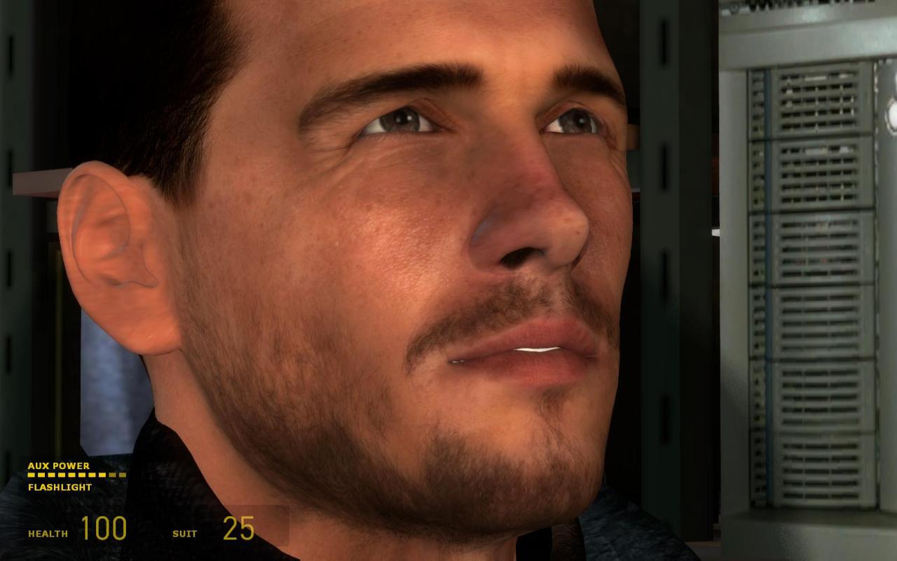 [29/05/2009] Dank dem Modder Fake Factory bekommen Charaktere aus dem Half-Life 2-Universum bestechend scharfe HD-Texturen spendiert. Hier sehen Sie einen Screenshot aus der Cinematic Mod Version 8.