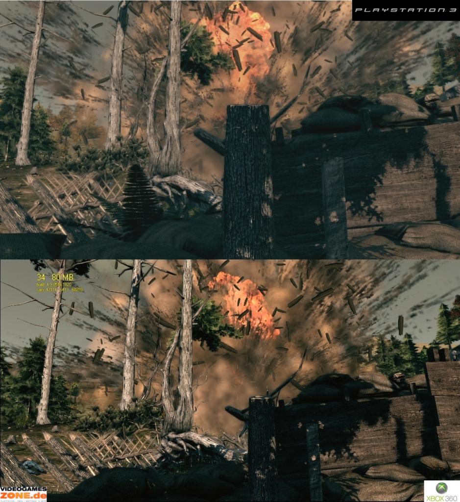 [30/06/2009] Grafikvergleich zwischen der PS3- und 360-Version von Call of Juarez: Bound in Blood. (11)