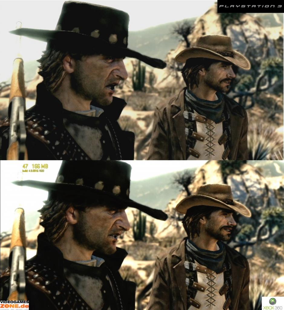 [30/06/2009] Grafikvergleich zwischen der PS3- und 360-Version von Call of Juarez: Bound in Blood. (19)