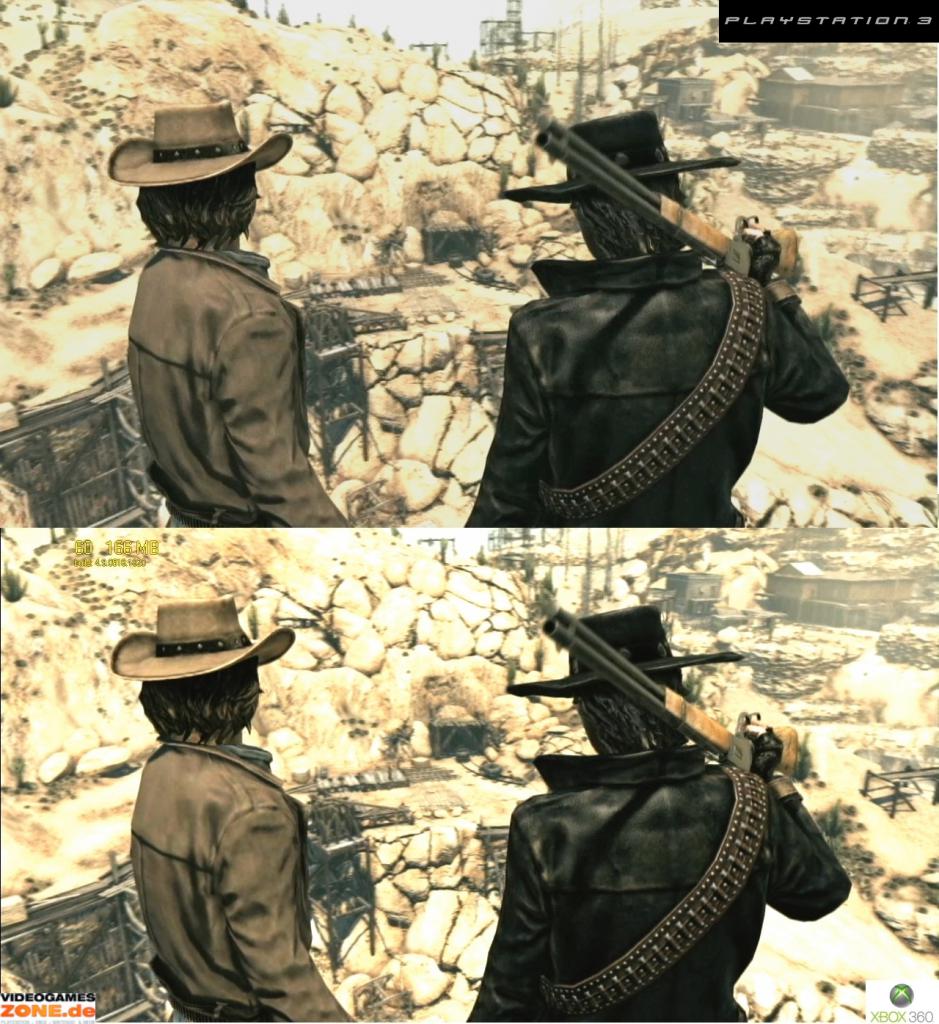 [30/06/2009] Grafikvergleich zwischen der PS3- und 360-Version von Call of Juarez: Bound in Blood. (20)