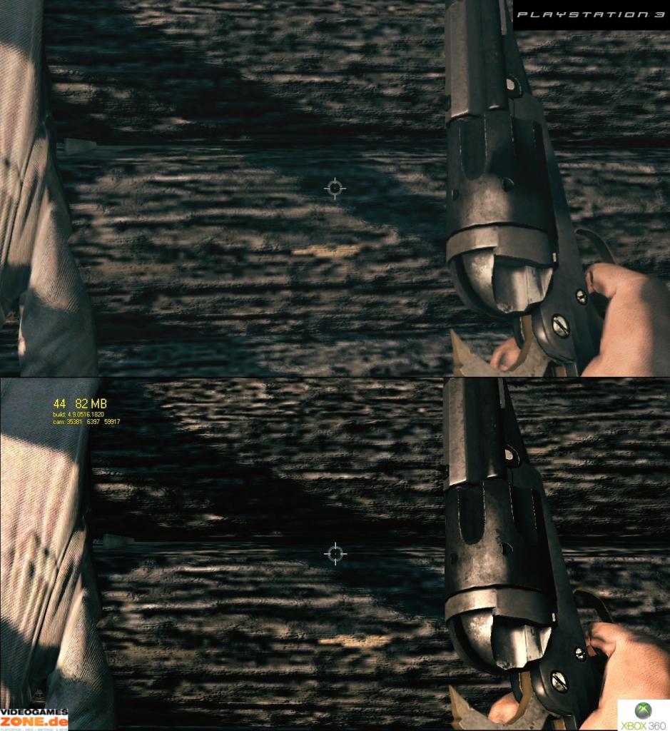 [30/06/2009] Grafikvergleich zwischen der PS3- und 360-Version von Call of Juarez: Bound in Blood. (4)