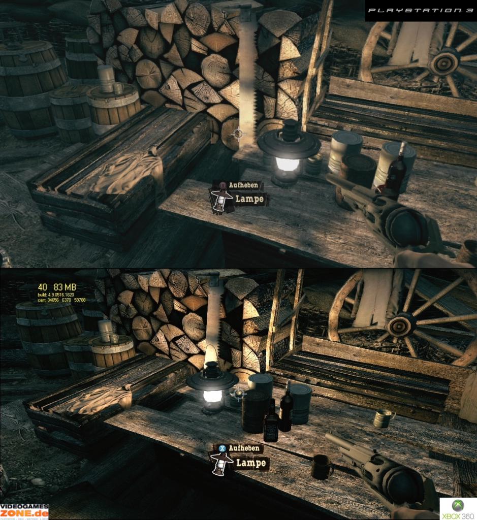 [30/06/2009] Grafikvergleich zwischen der PS3- und 360-Version von Call of Juarez: Bound in Blood. (7)