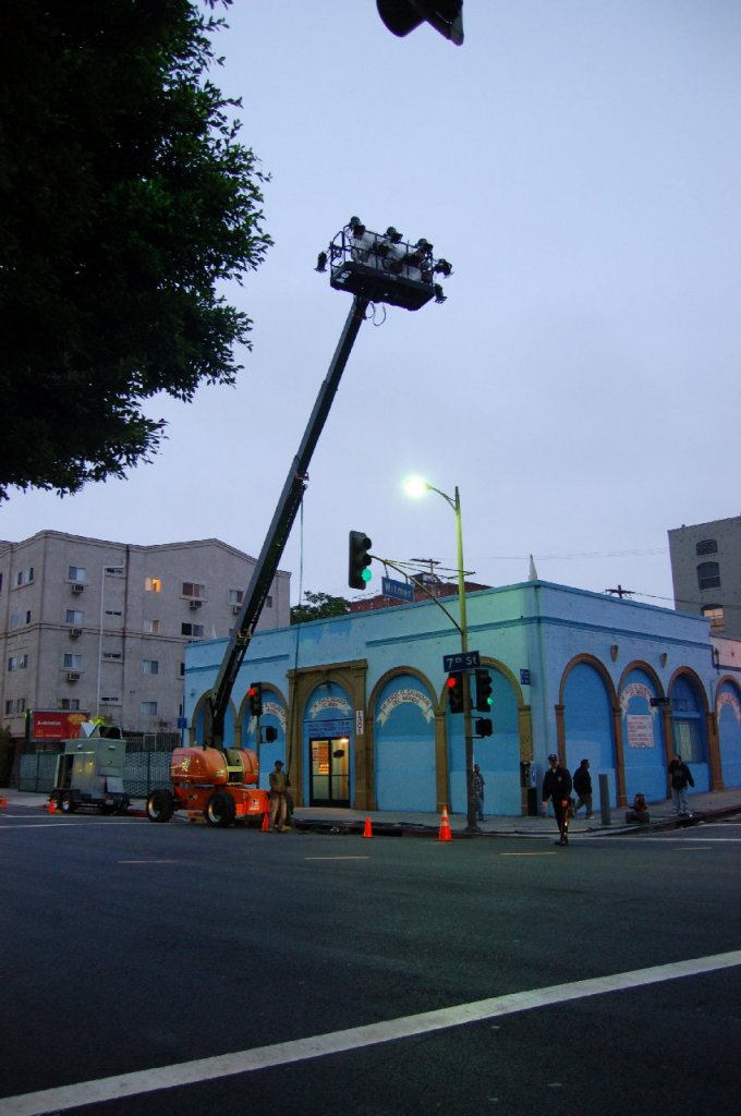 [01/06/2009] Vor unserem Hotel wird aktuell ein Film gedreht.