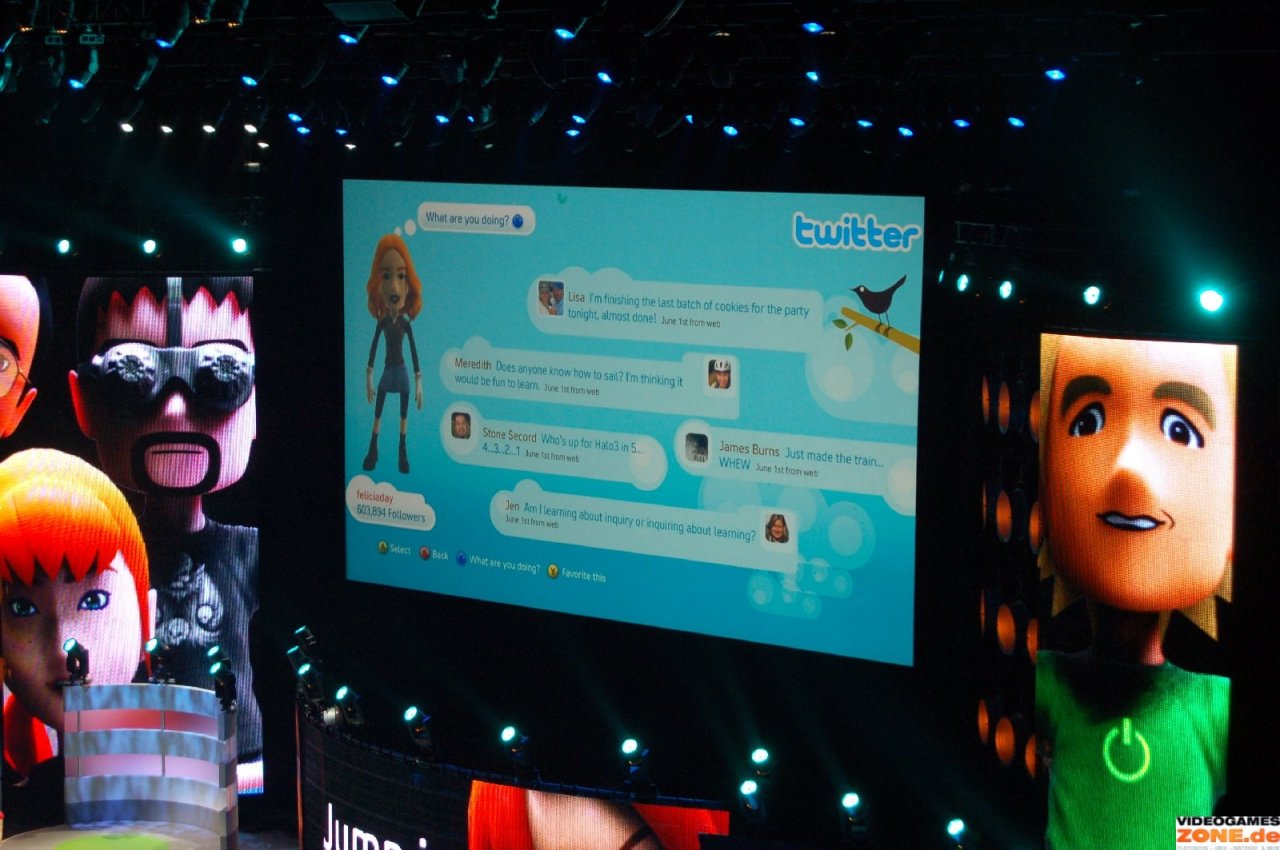 [02/06/2009] Microsoft Pressekonferenz auf der E3 2009: twitter und facebook (78)