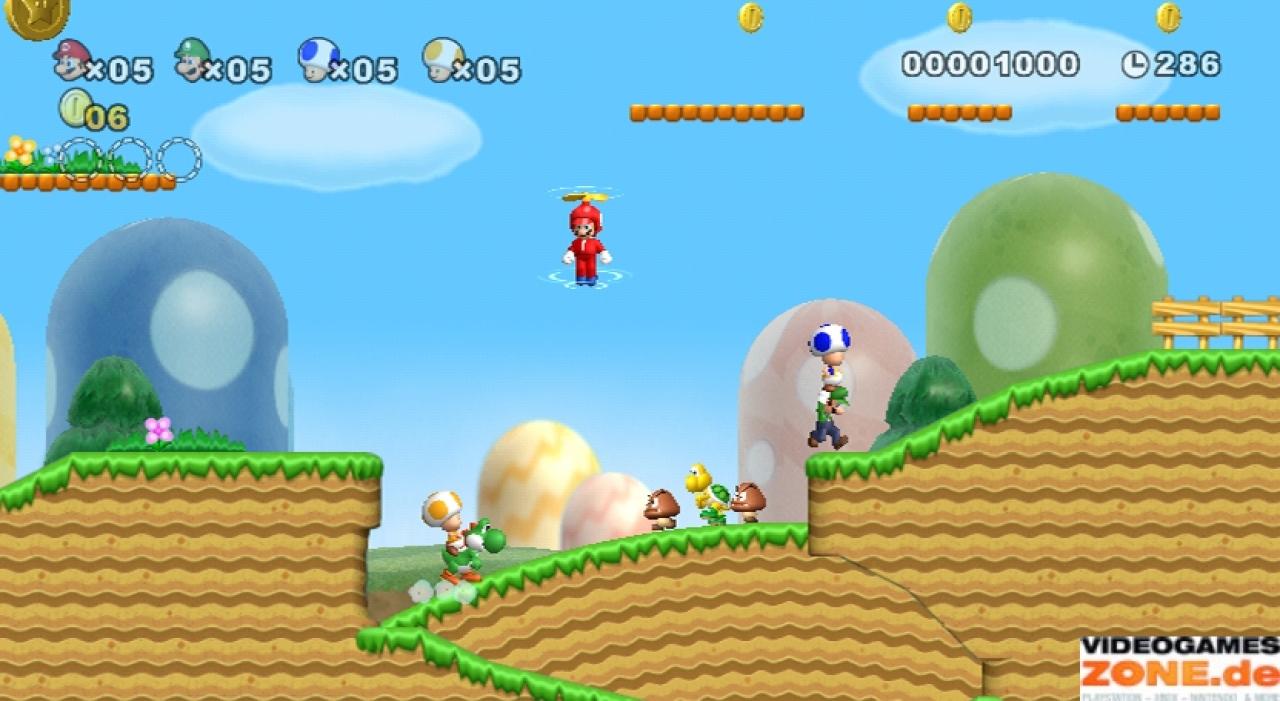 [02/06/2009] Screenshots aus New Super Mario Bros. Wii (1)