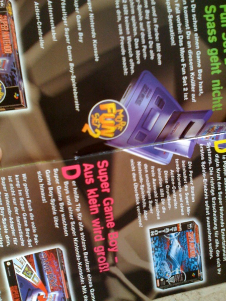 [16/06/2009] Der innovative Super Game Boy.... auch NICHT.