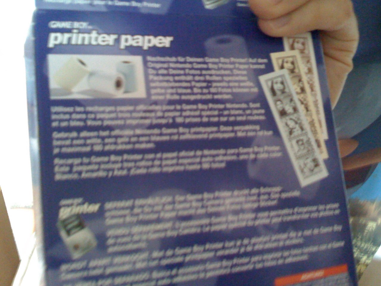 [16/06/2009] ... für den Game Boy Printer? WOZU? 