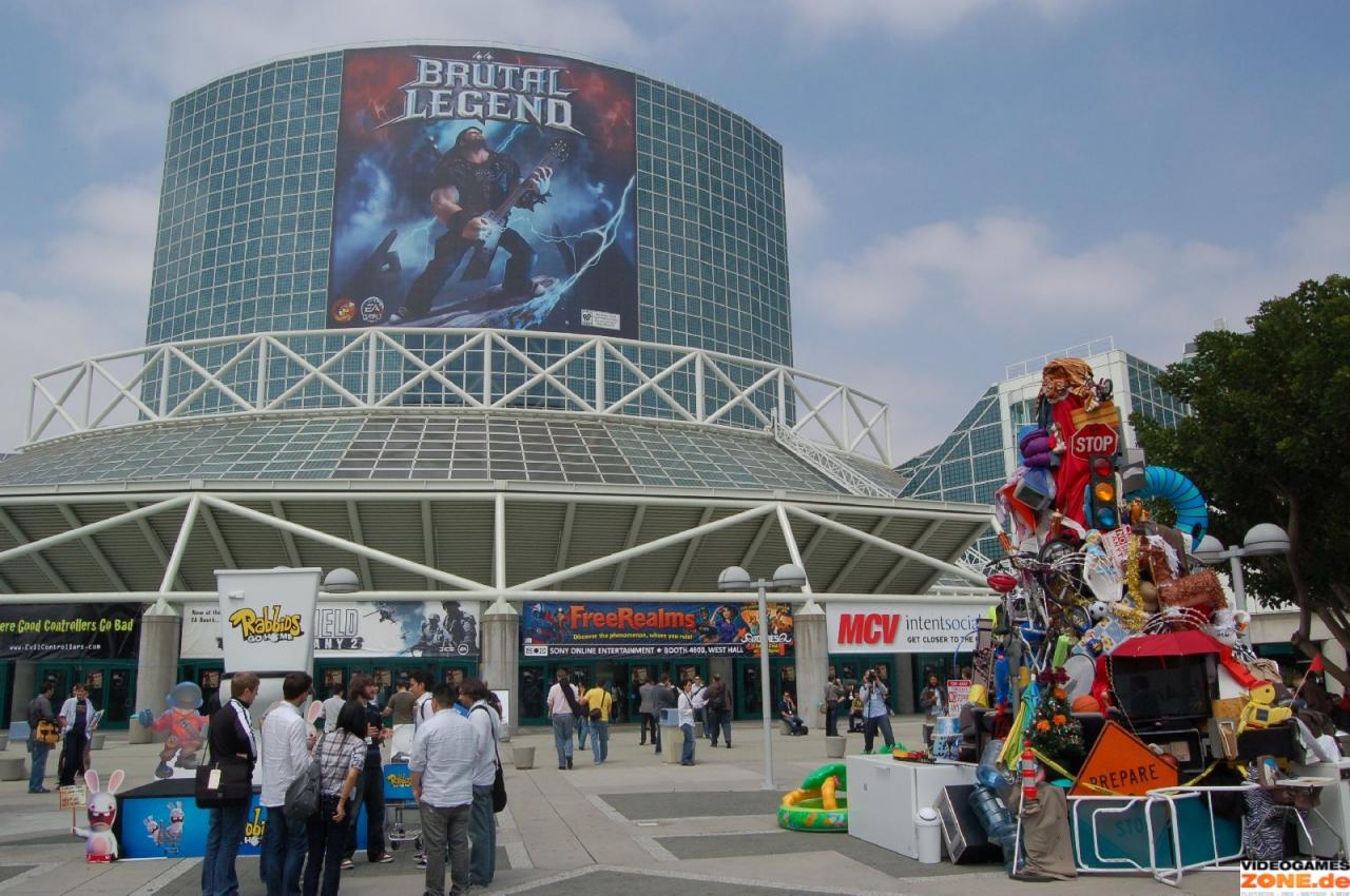 [04/06/2009] Das Messegelände der E3.