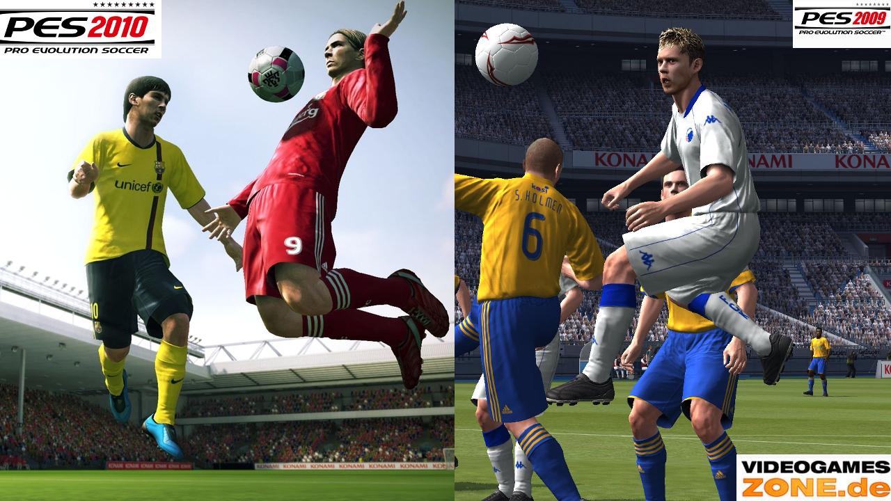 [20/07/2009] PES 2009 vs. PES 2010 - Zweikampf in der Luft