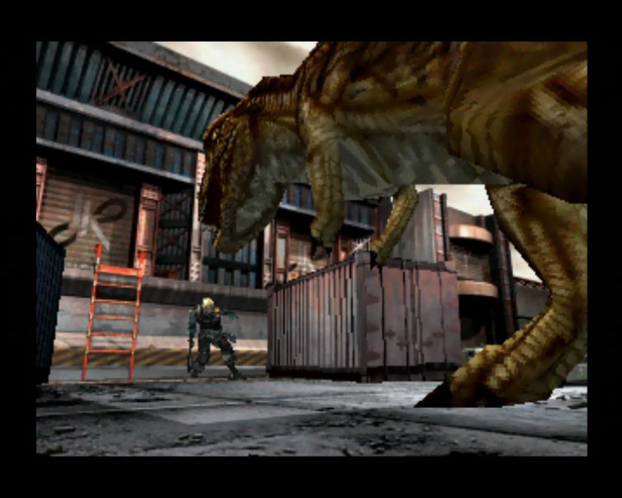 [30/07/2009] Der T-Rex ist nicht einmal die größte Gefahr in Dino Crisis 2. Der Giganotosaurus ist noch ein Stück fieser.