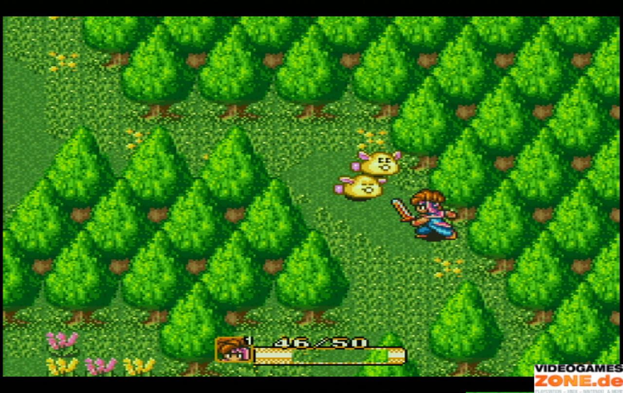 [31/07/2009] Leservorschlag - Secret of Mana ist ebenfalls ein Spiel, an das sich unsere Leser gern zurück erinnern. Ein zeitloser Klassiker, auch wenn die miese, deutsche Lokalisation dem Spiel schon damals nicht gerecht wurde.