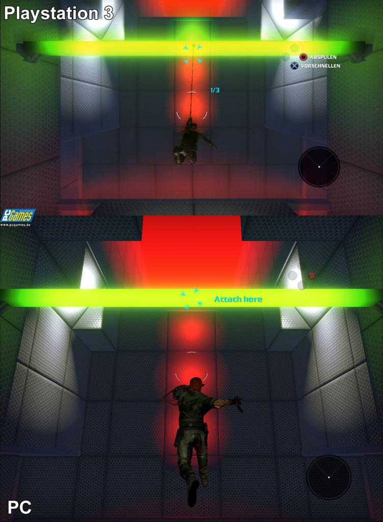 [22/07/2009] Bionic Commando: Grafikvergleich mit PC- und Playstation 3 Version. (6)