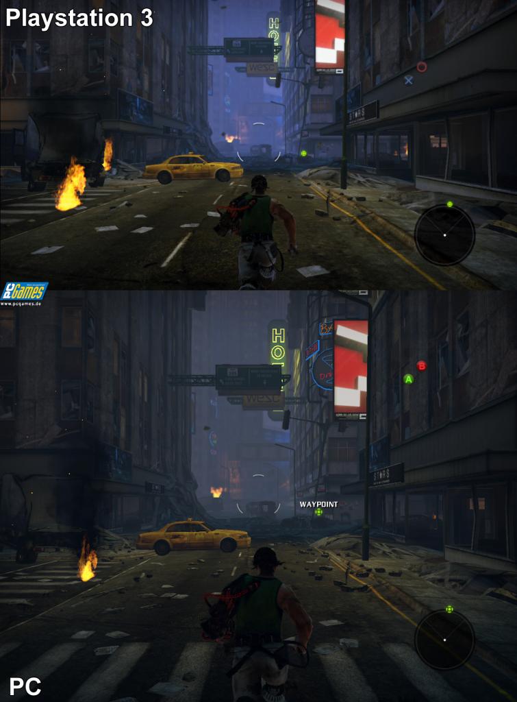 [22/07/2009] Bionic Commando: Grafikvergleich mit PC- und Playstation 3 Version. (9)