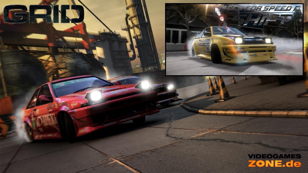 [17/07/2009] Grafikvergleich mit Need for Speed: Shift und Race Driver: GRID.