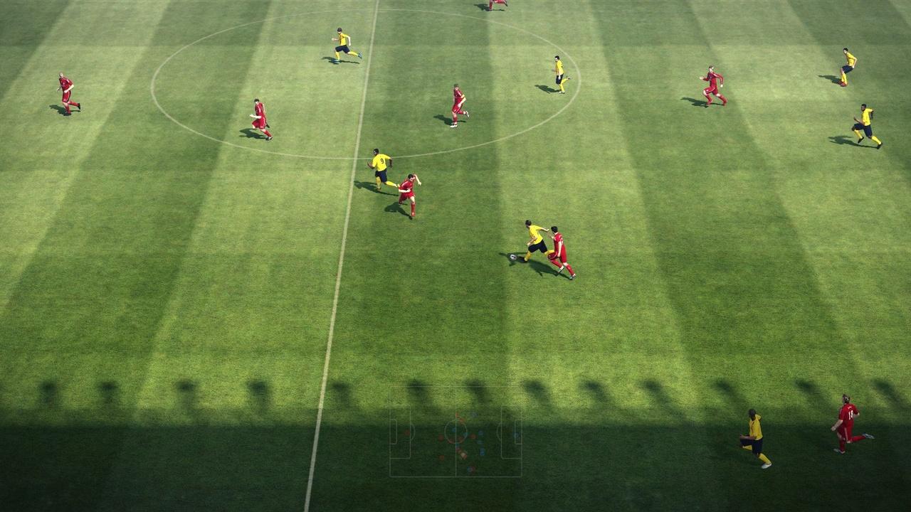 [15/07/2009] Das ist die Standardkamera eines PES-2010-Spielers. Auch hier erkennt man das frische Beleuchtungssystem.