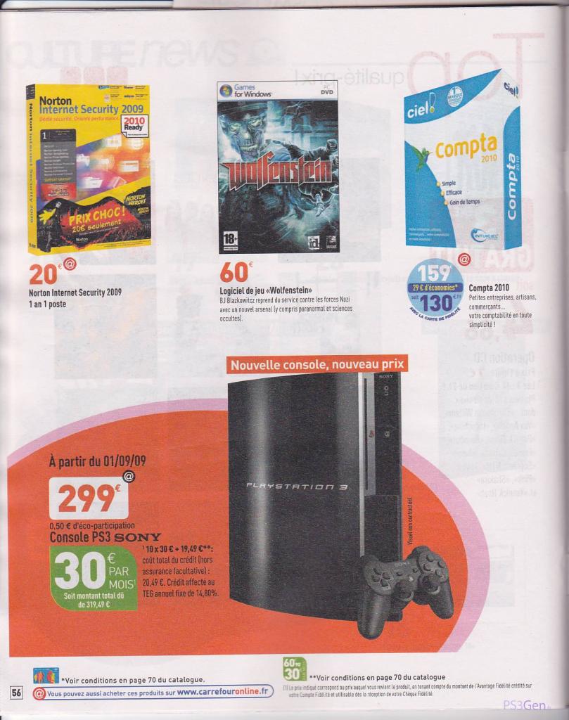 [14/08/2009] Carrefour-Flyer PS3 Slim (1)
