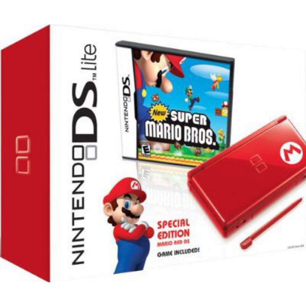 [05/08/2009] Das DS-Lite-Mario-Set wurde 2005 angeboten.