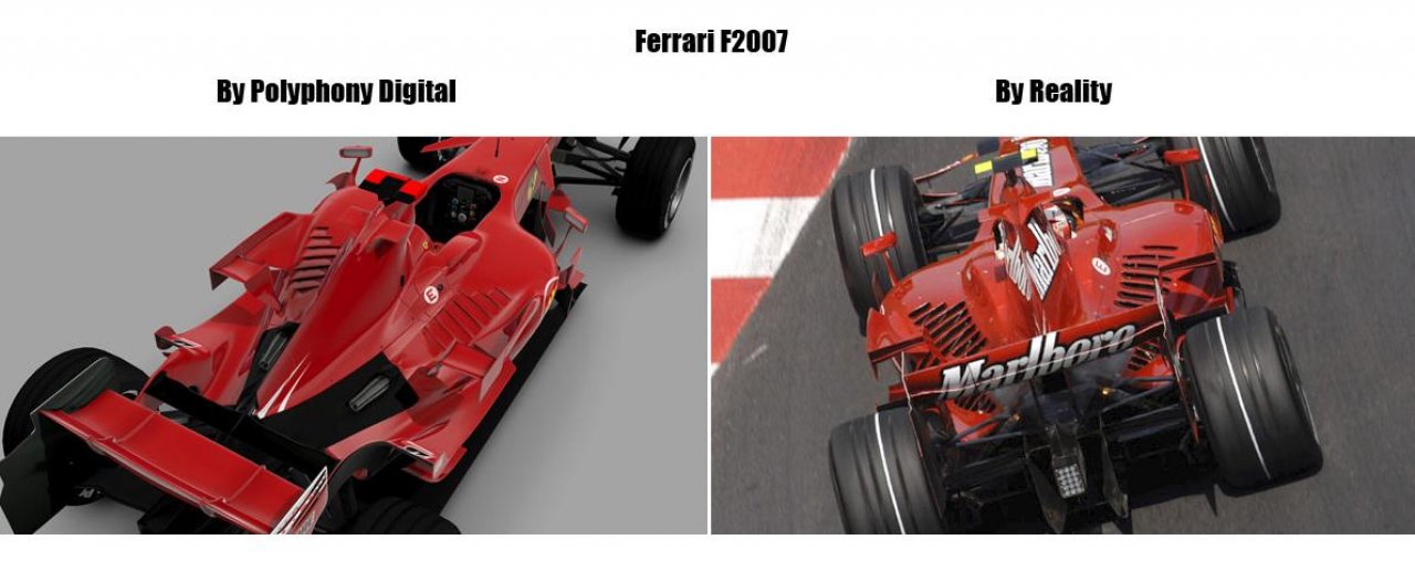 [07/08/2009] Der echte Ferrari F2007 gegen den Formel 1-Boliden aus Gran Turismo 5 Prologue (PS3). (4)
