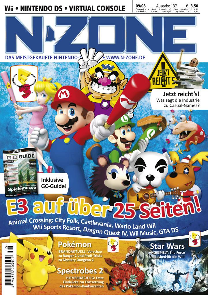 [17/09/2009] Ausgabe 137: N-ZONE 09/08