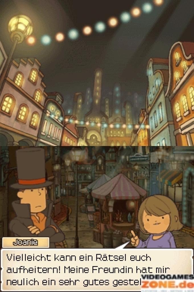 [23/09/2009] Screenshots aus Professor Layton und die Schatulle der Pandora (1)