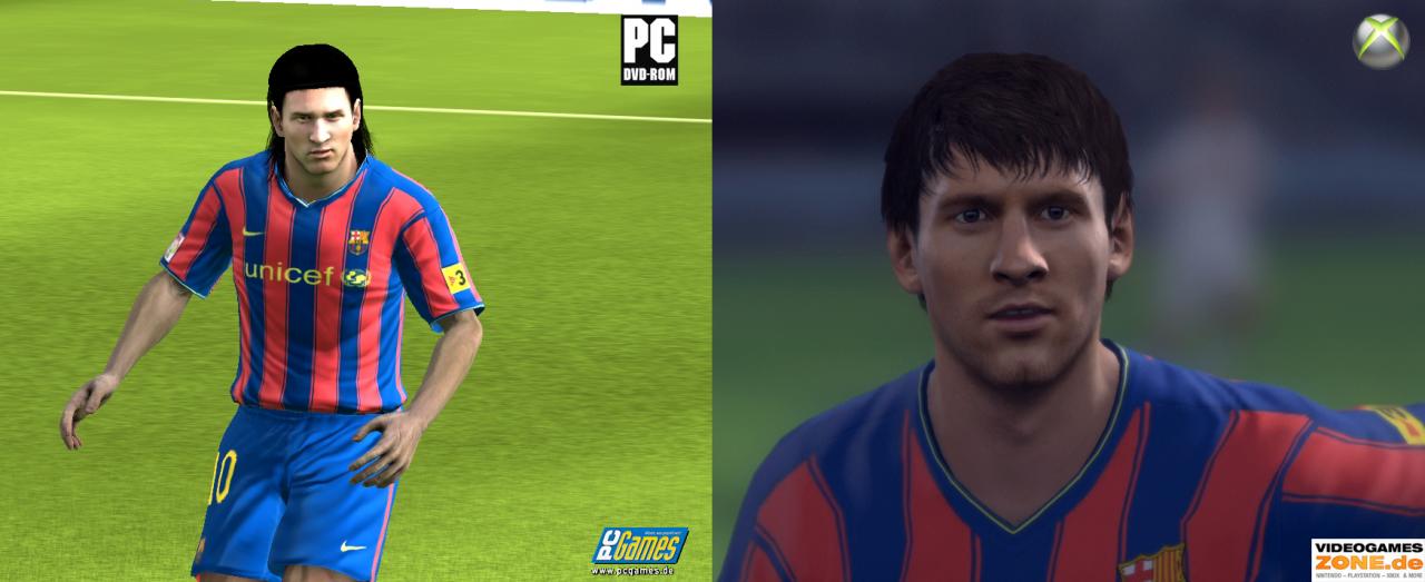 [11/09/2009] FIFA 10: PC vs. Konsole - Lionel Messi