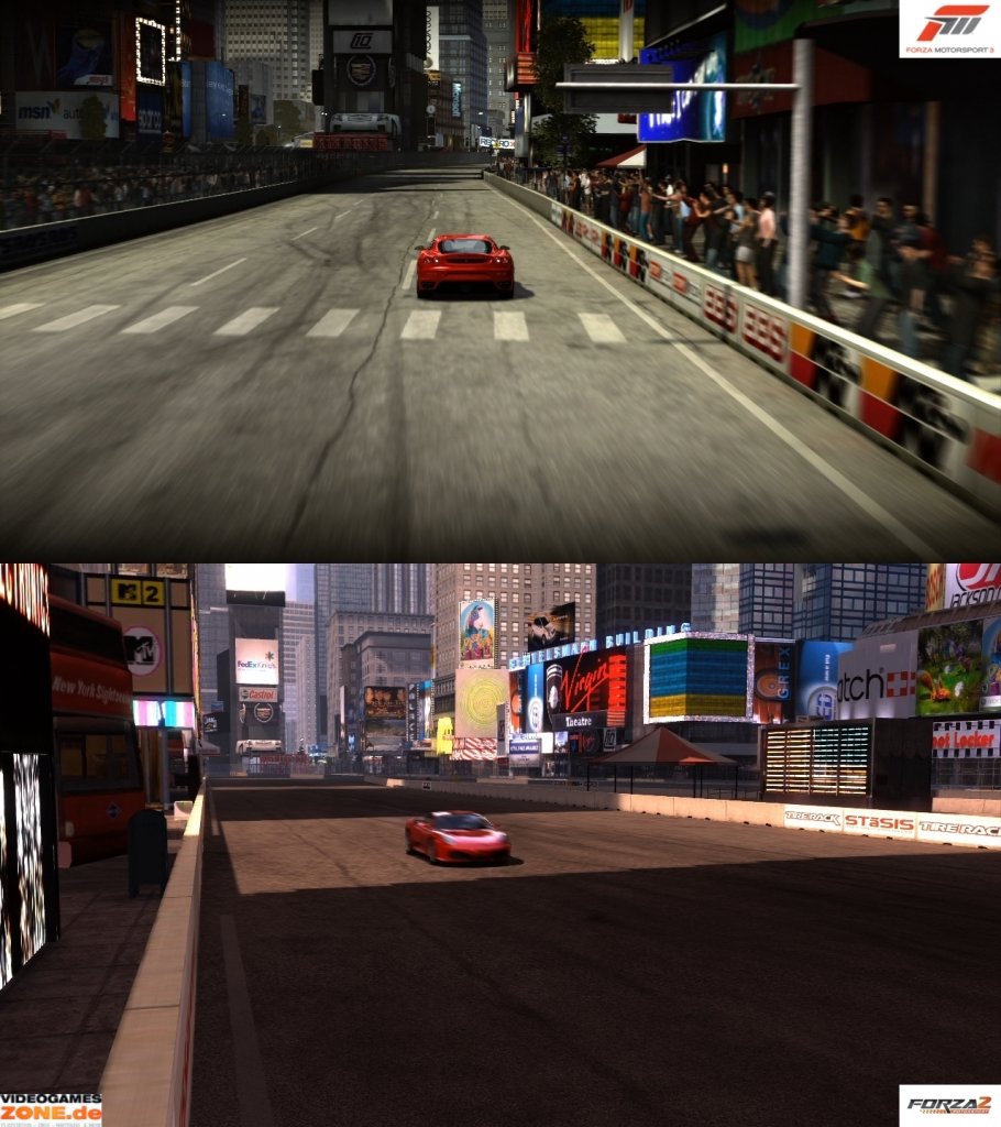 [09/10/2009] Screenshotvergleich zwischen Forza 3 und Forza 2 (oben: Forza 3; unten: Forza 2) (16)