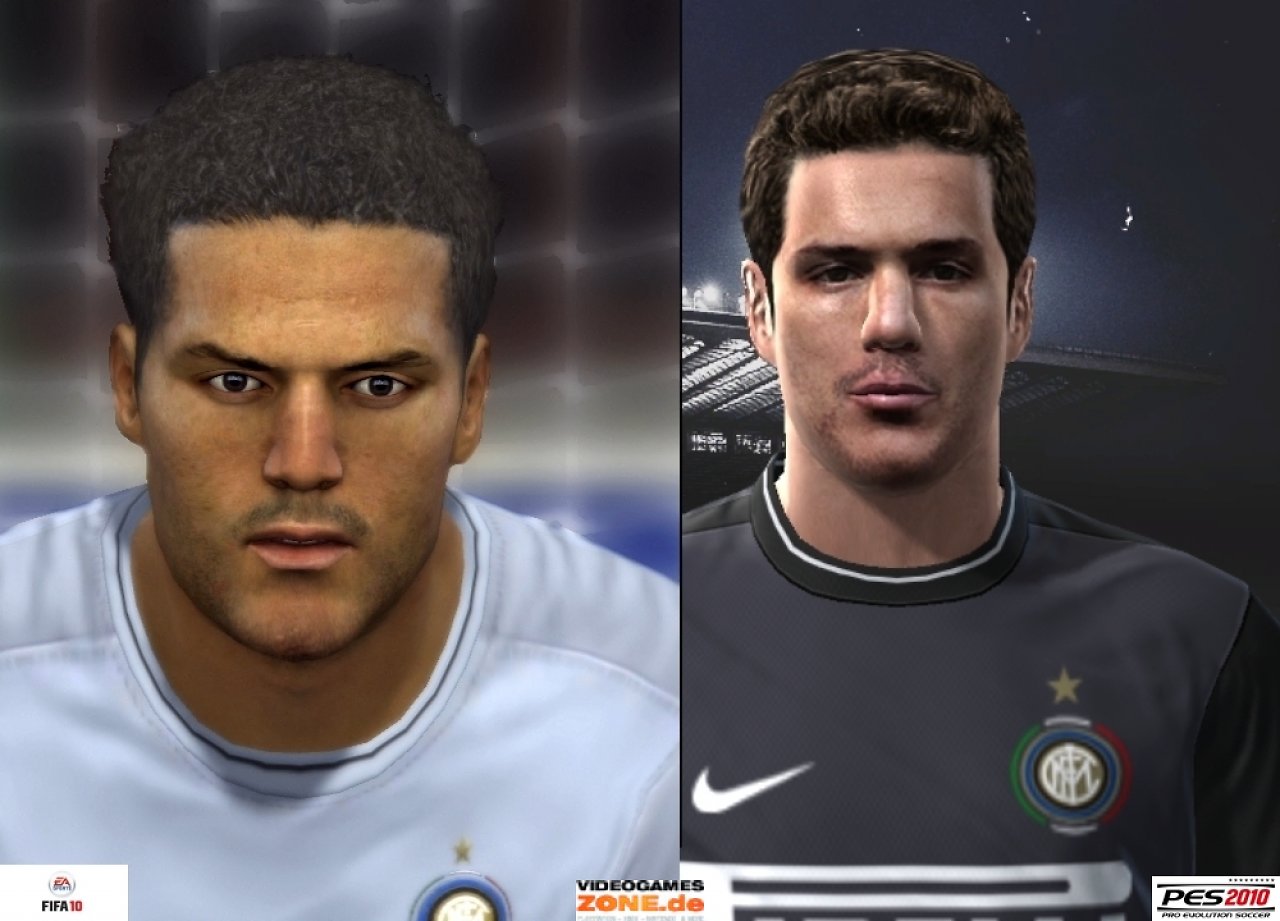 [16/10/2009] Inter Mailand PES 2010 vs. FIFA 10 Julio Cesar