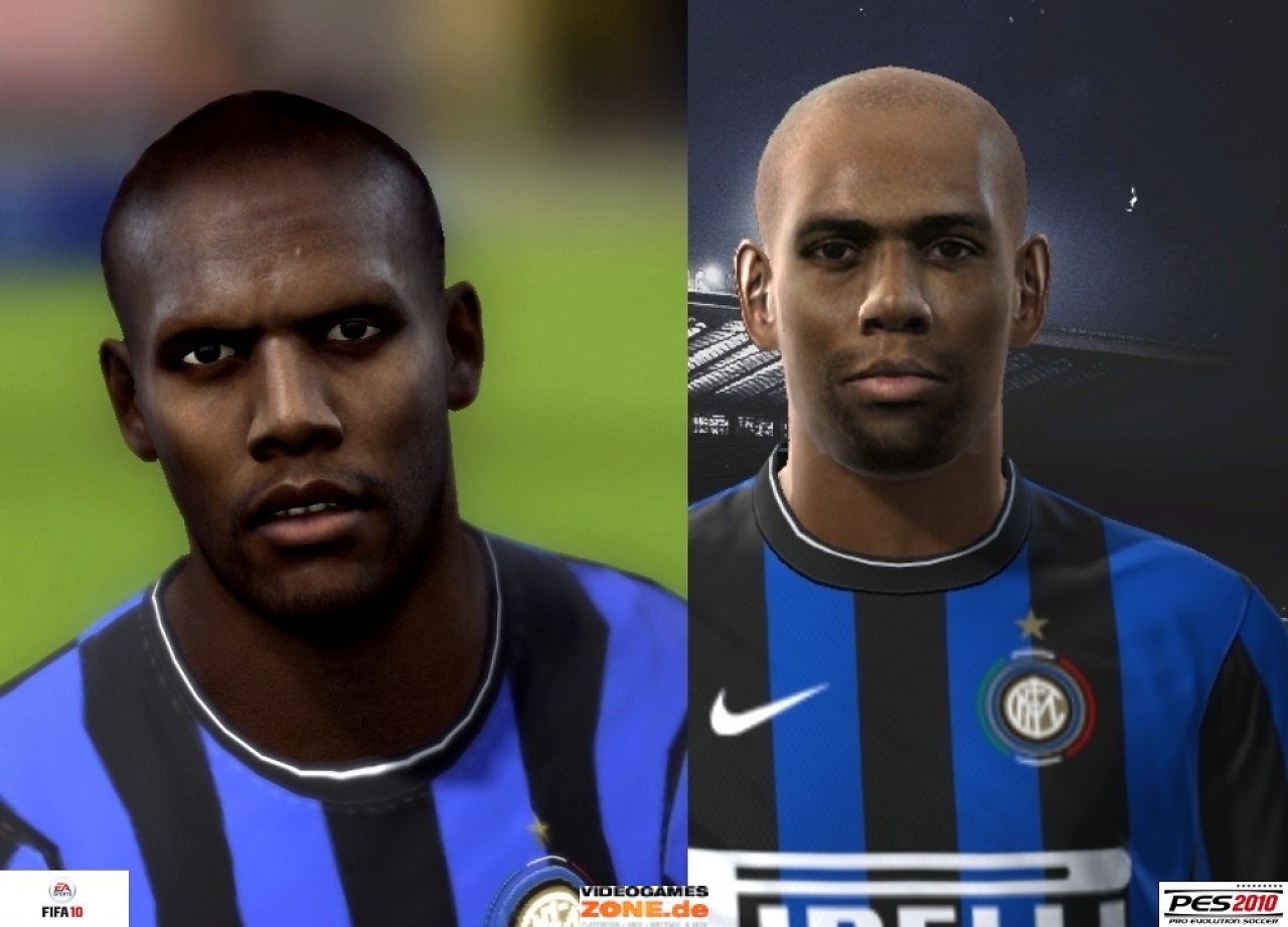 [16/10/2009] Inter Mailand PES 2010 vs. FIFA 10 Maicon