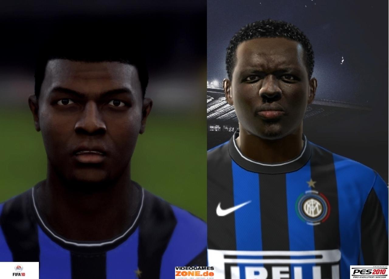 [16/10/2009] Inter Mailand PES 2010 vs. FIFA 10 Muntari