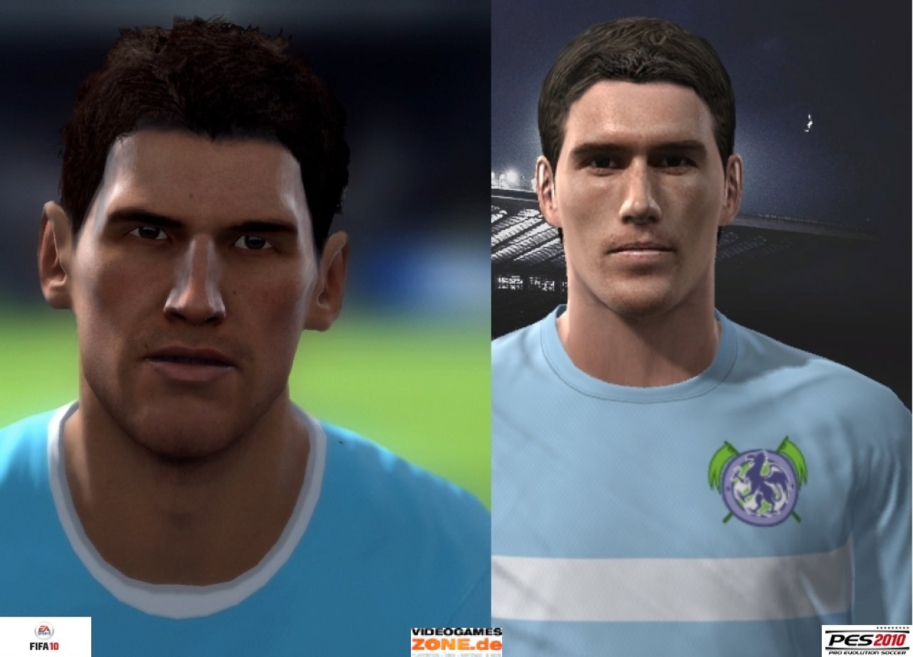 [16/10/2009] Manchester City PES 2010 vs. FIFA 10 Barry