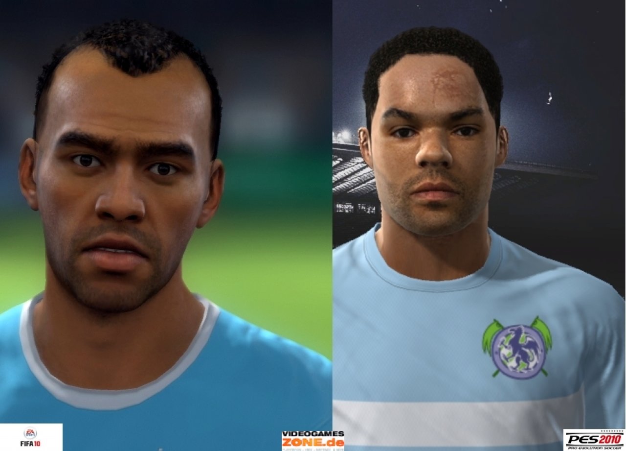 [16/10/2009] Manchester City PES 2010 vs. FIFA 10 Lescott