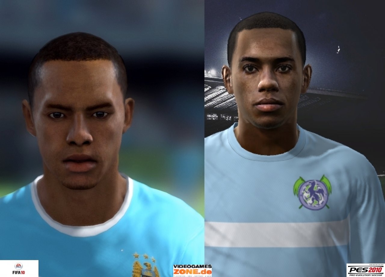 [16/10/2009] Manchester City PES 2010 vs. FIFA 10 Robinho