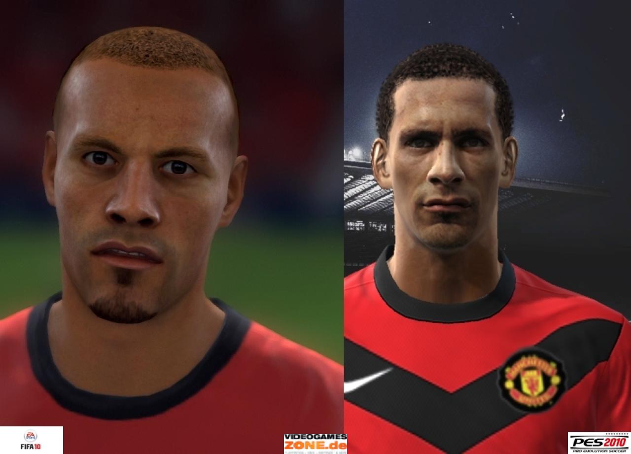 [16/10/2009] Manchester United PES 2010 vs. FIFA 10 Ferdinand