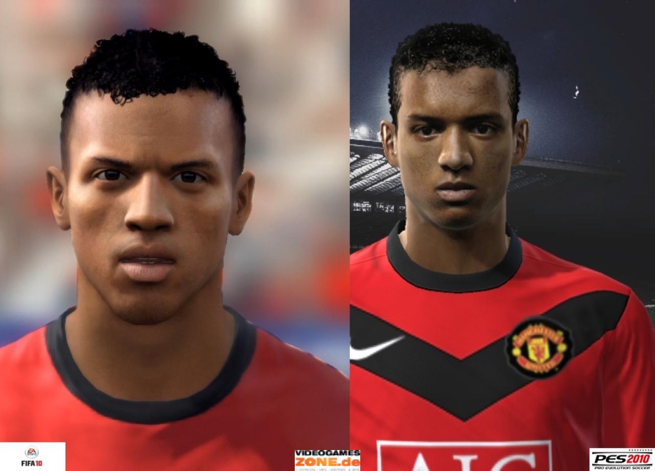 [16/10/2009] Manchester United PES 2010 vs. FIFA 10 Nani