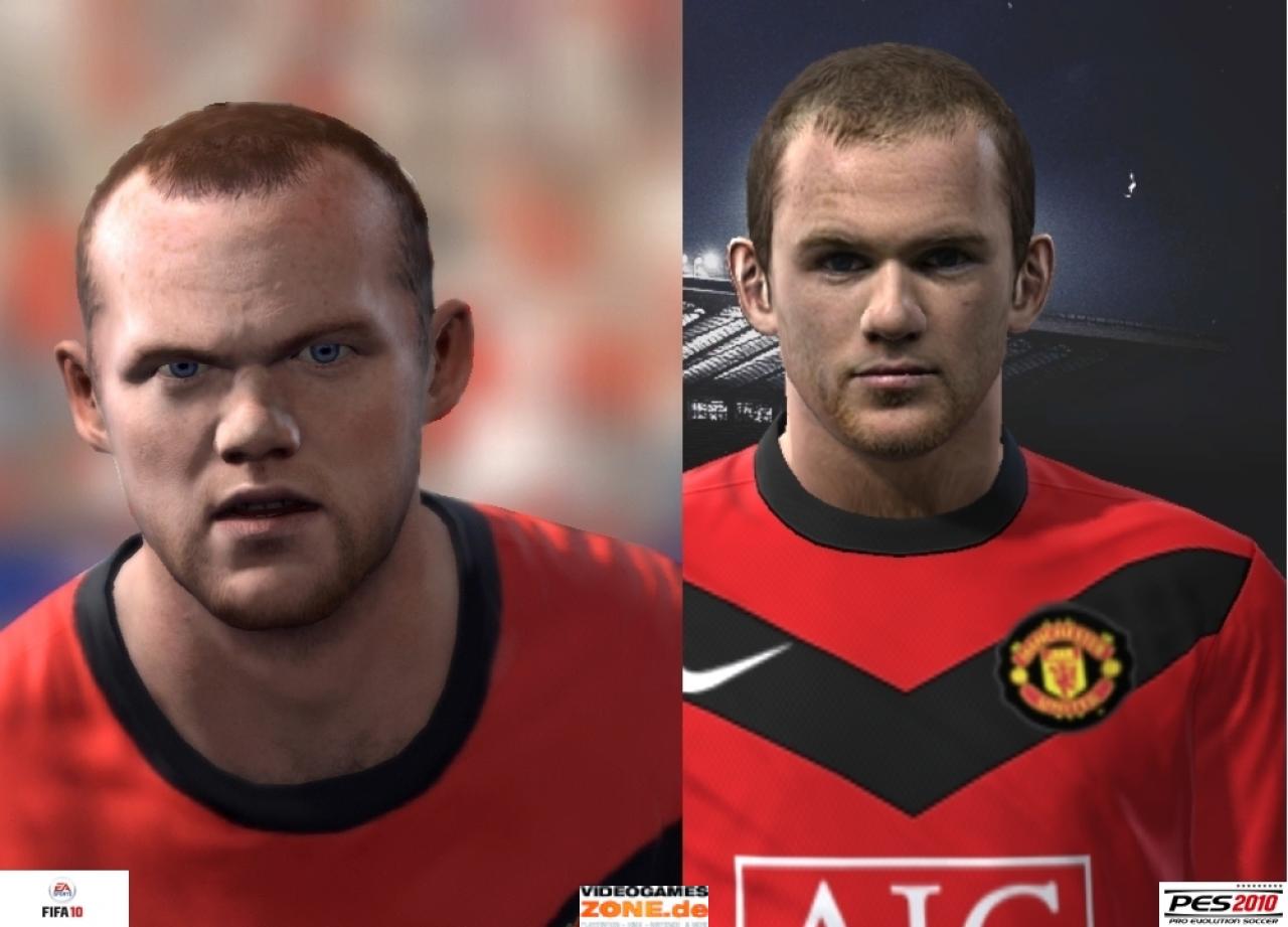[16/10/2009] Manchester United PES 2010 vs. FIFA 10 Rooney