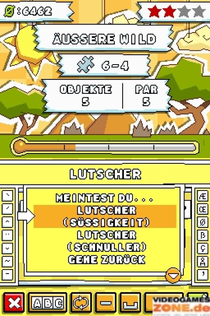 [23/10/2009] Clever: Vertippt ihr euch oder gebt ihr ein unbekanntes Wort ein, macht euch das Spiel Vorschläge.