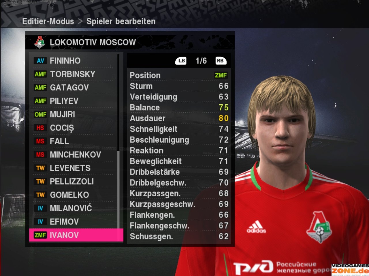 [16/10/2009] PES 10 Lokomotiv Moscow 02