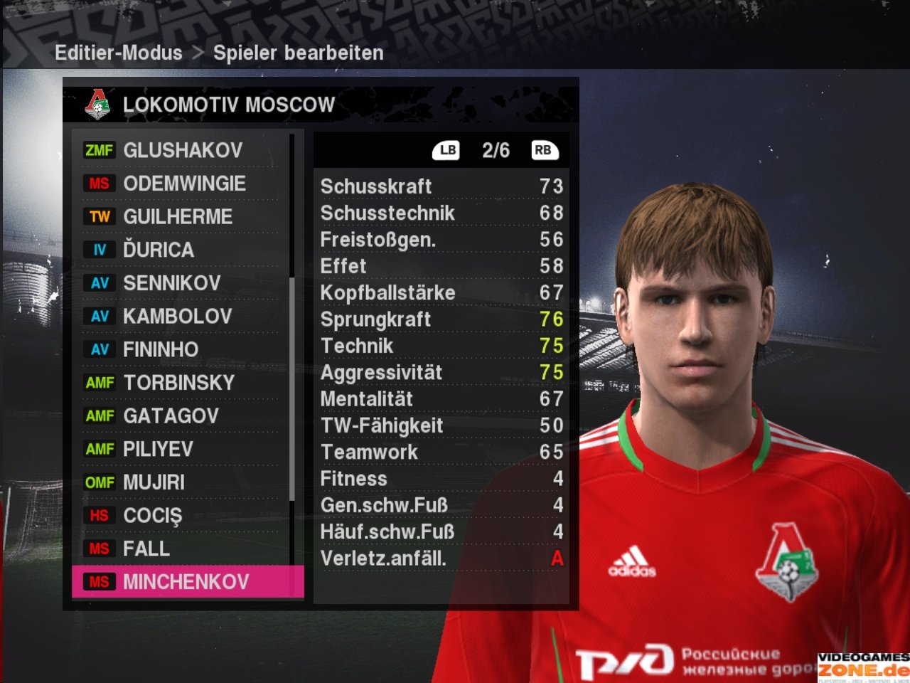 [16/10/2009] PES 10 Lokomotiv Moscow 13