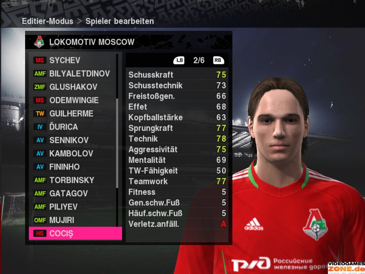 [16/10/2009] PES 10 Lokomotiv Moscow 17