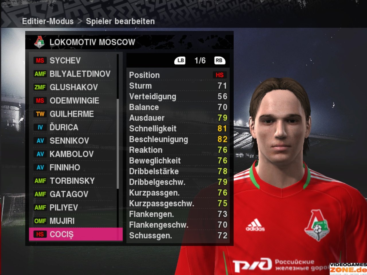 [16/10/2009] PES 10 Lokomotiv Moscow 18