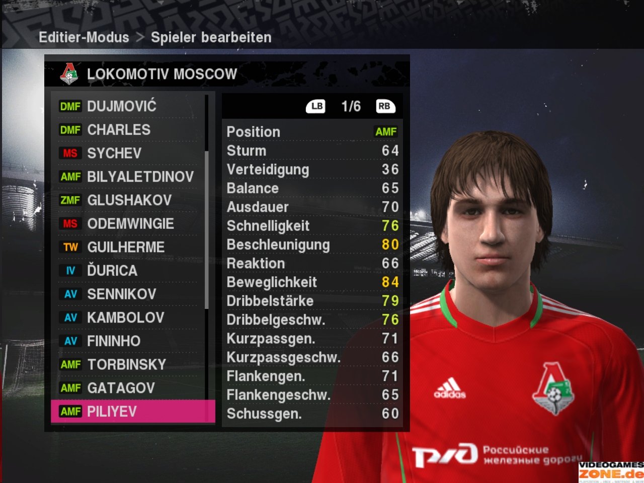 [16/10/2009] PES 10 Lokomotiv Moscow 22