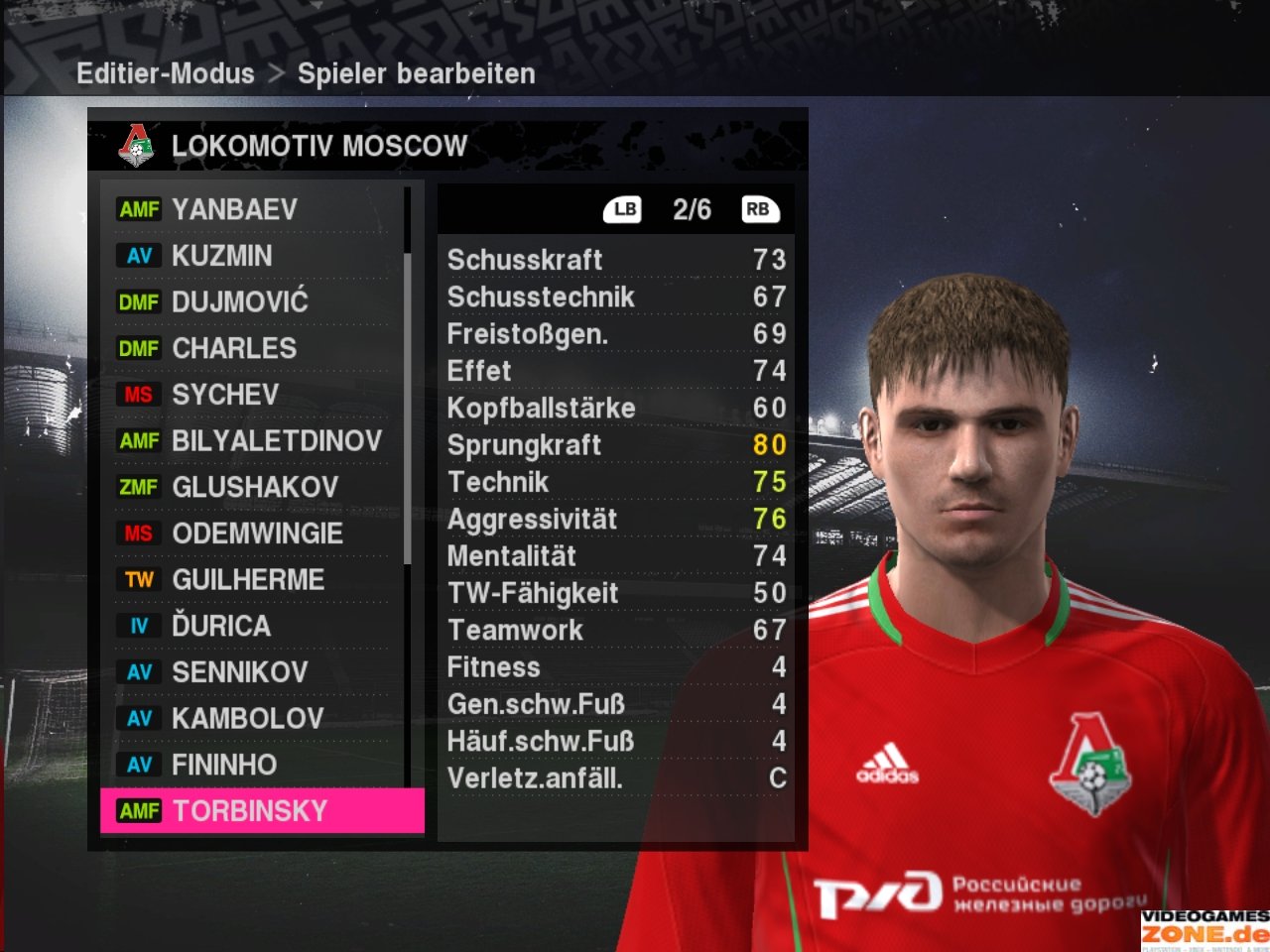 [16/10/2009] PES 10 Lokomotiv Moscow 25