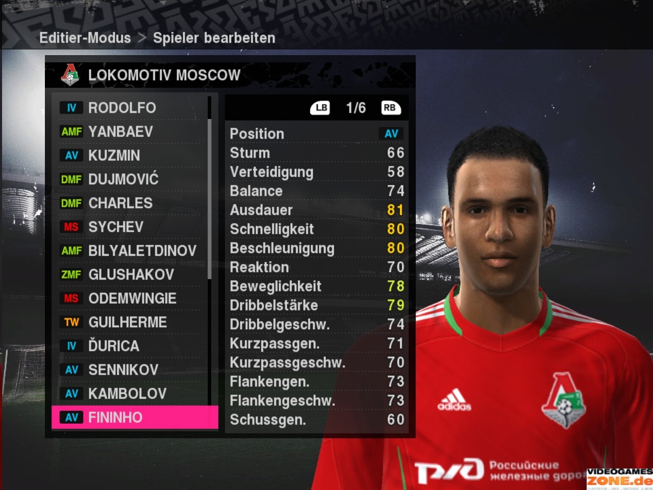 [16/10/2009] PES 10 Lokomotiv Moscow 28