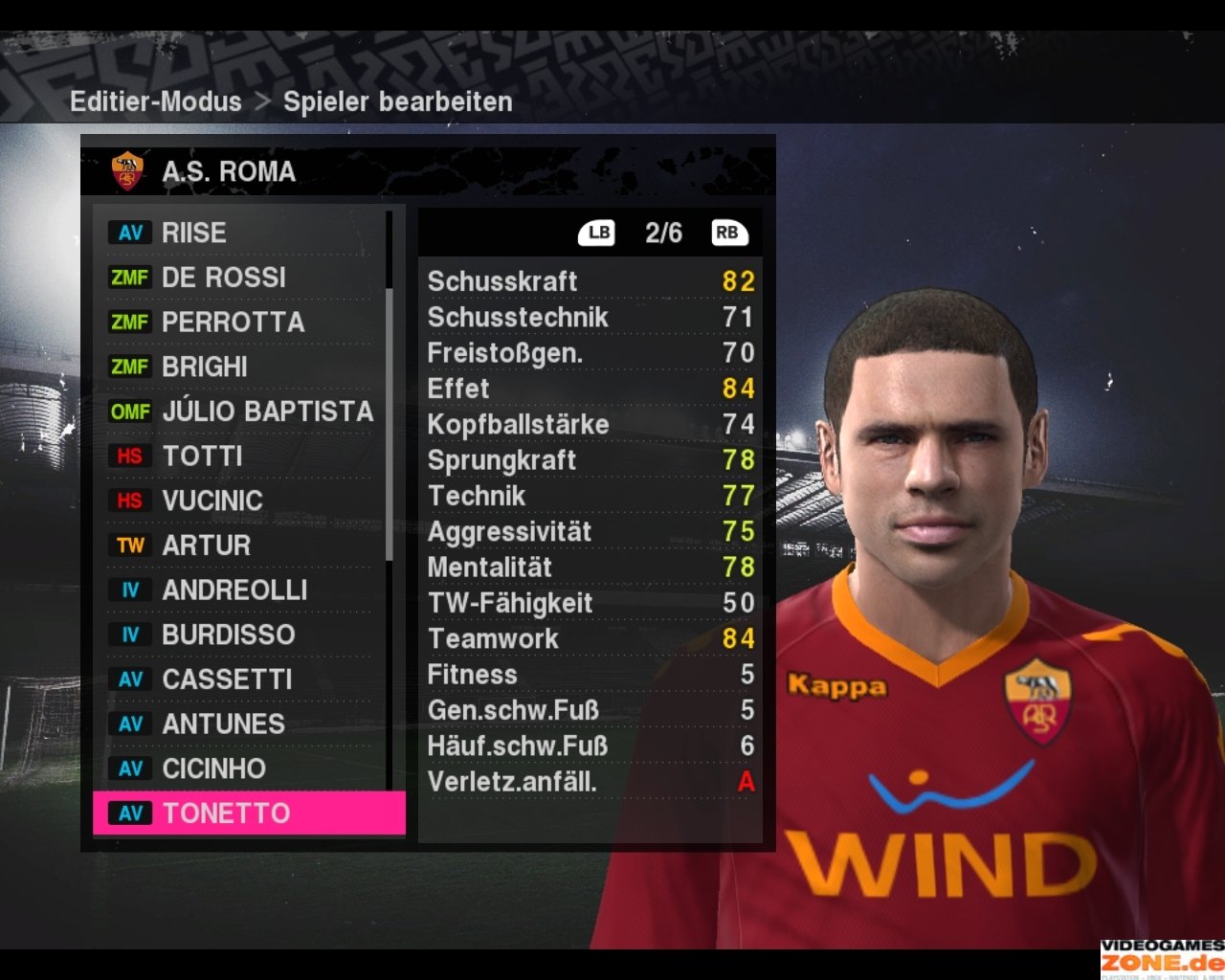 [16/10/2009] PES 2010 AS Rom 104