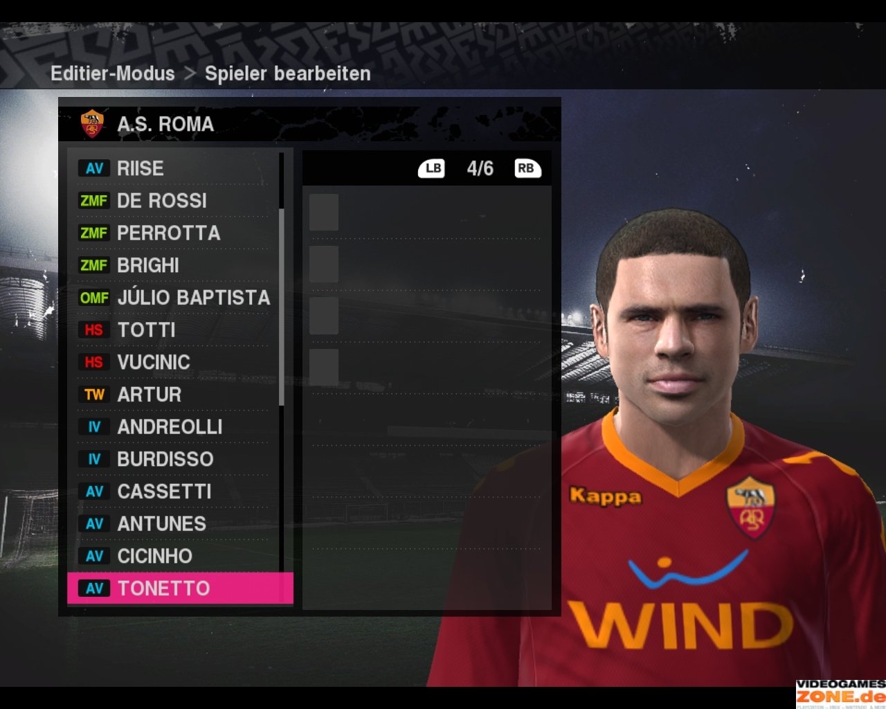 [16/10/2009] PES 2010 AS Rom 106